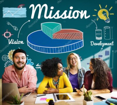 Imagem institucional representando missão, visão e valores